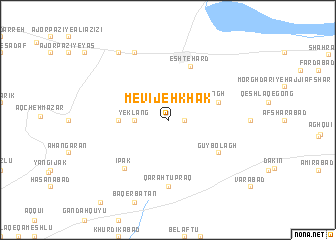 map of Mevījeh Khāk