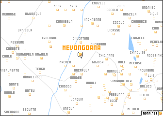 map of Mevongoana