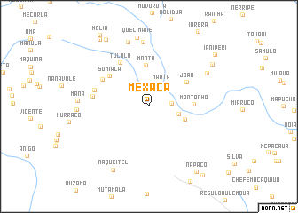 map of Mexaca