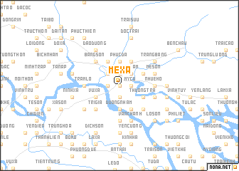 map of Mễ Xá