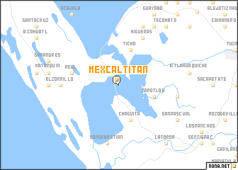 map of Mexcaltitán