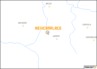 map of Mexican Place