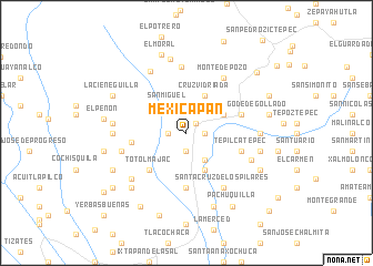 map of Mexicapan