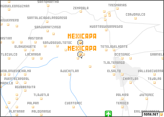 map of Mexicapa