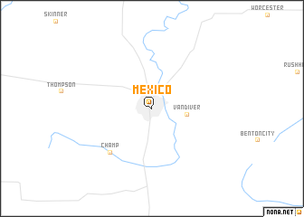 map of Mexico