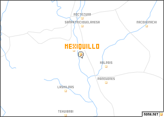 map of Mexiquillo