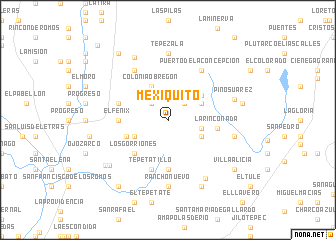 map of Mexiquito