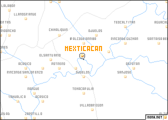 map of Mexticacán
