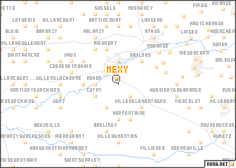 map of Mexy