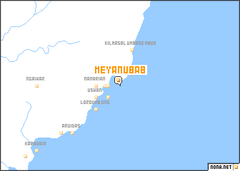 map of Meyanubab