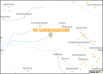 map of Meydānak-e Dovvom