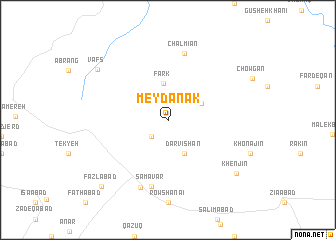 map of Meydānak