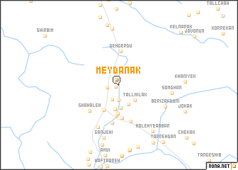 map of Meydānak