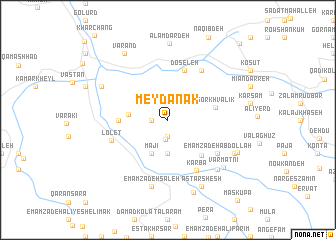 map of Meydānak