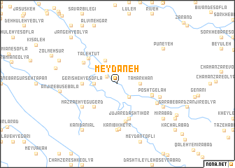 map of Meydāneh