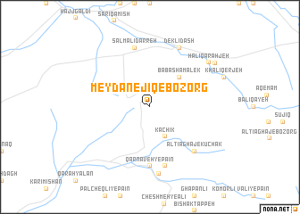 map of Meydān-e Jīq-e Bozorg