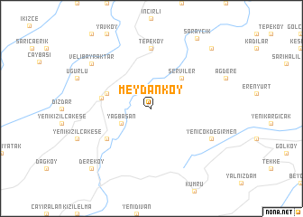 map of Meydanköy