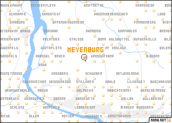 map of Meyenburg