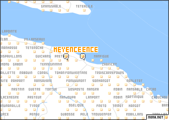 map of Méyence