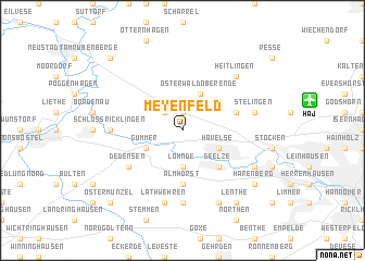 map of Meyenfeld