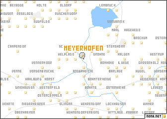 map of Meyerhöfen