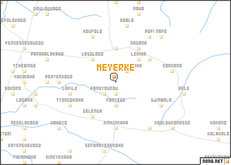 map of Méyerké