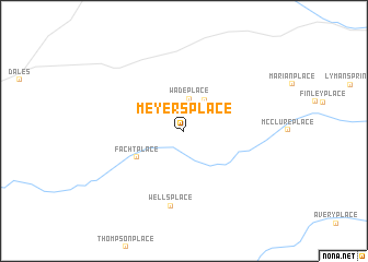 map of Meyers Place