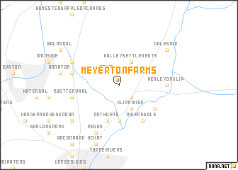 map of Meyerton Farms