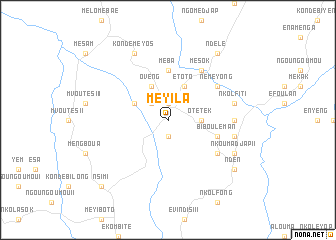 map of Méyila
