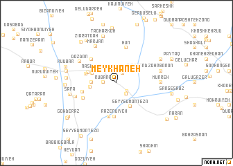 map of Meykhāneh