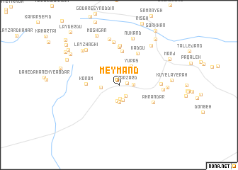 map of Meymand