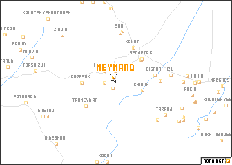 map of Meymand