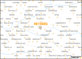 map of Meynard