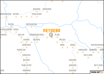 map of Meyo Eba