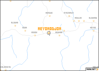 map of Méyomadjom