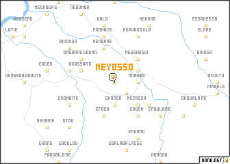 map of Meyosso