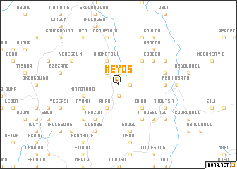 map of Meyos