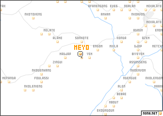 map of Meyo