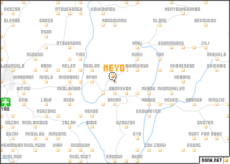 map of Méyo