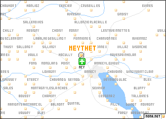 map of Meythet