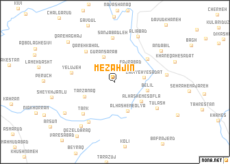 map of Mezahjīn