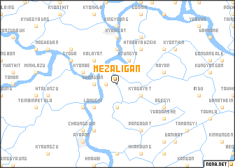 map of Mezaligan