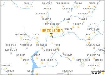 map of Mezaligon