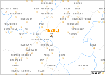 map of Mézali