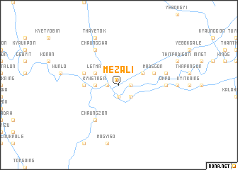 map of Mezali