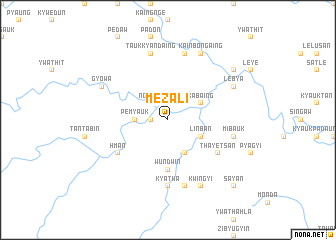 map of Mezali