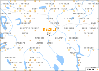 map of Mezali