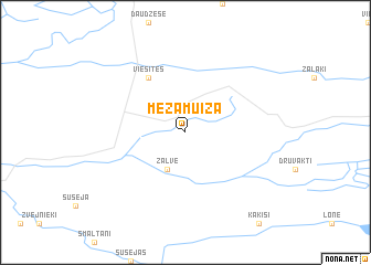 map of Mežamuiža