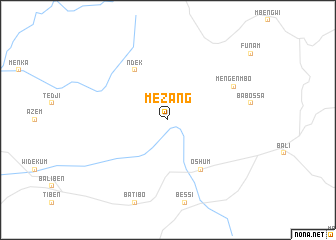 map of Mezang