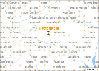 map of Mezão Frio